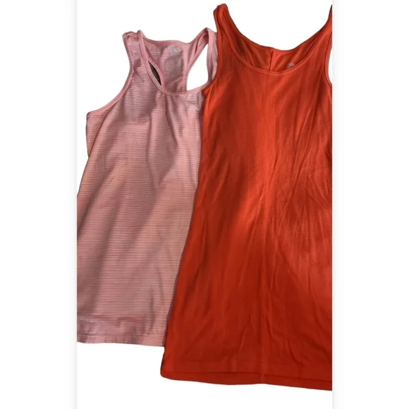 NWOT dark orange 2 tank/workout tops - Picture 2 of 3